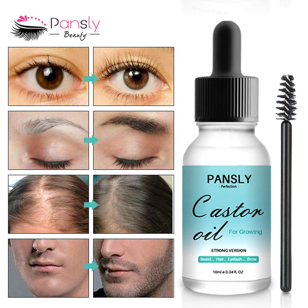 Pansly Enhancing Serum Hair Enhancer Eyebrow Enhancer Growth Serum, Enhanced Version Of Beard Hair lashes Eyebrows, Eyelashes Nourishment Eyelash Growth Serum (Clear)