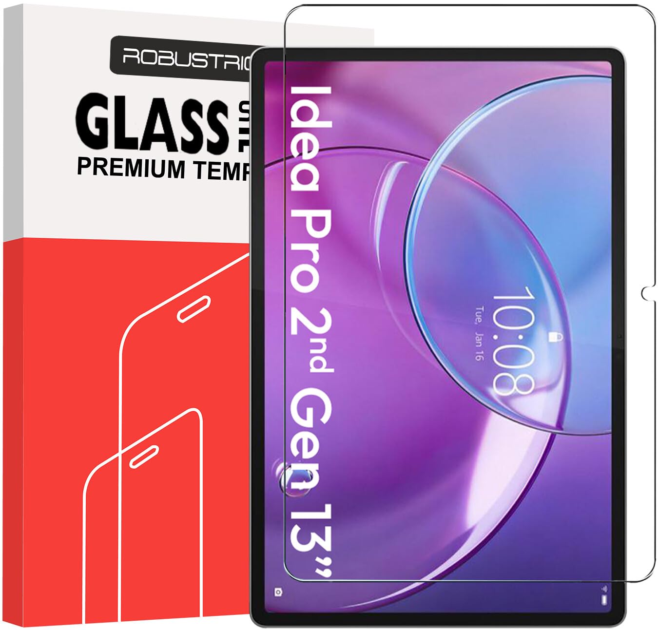 Robustrion Tempered Glass for Lenovo Idea Tab Pro 2nd Gen 13 inch Screen Protector Guard for Lenovo Idea Tab Pro Gen 2 13 inch Tablet - 1 Pack-picture-13