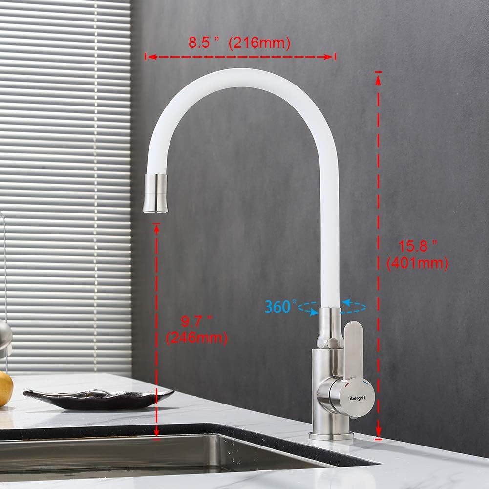 Ibergrif faucet dimensions diagram