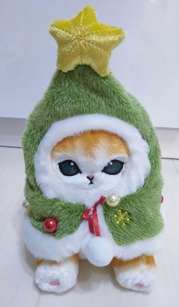 Amazon.co.jp: モフサンド クリスマスツリーにゃん ぬいぐるみS