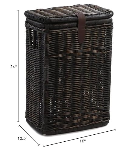 The Basket Lady 000511.0.01 Wicker Kitchen Trash Basket thumb #4