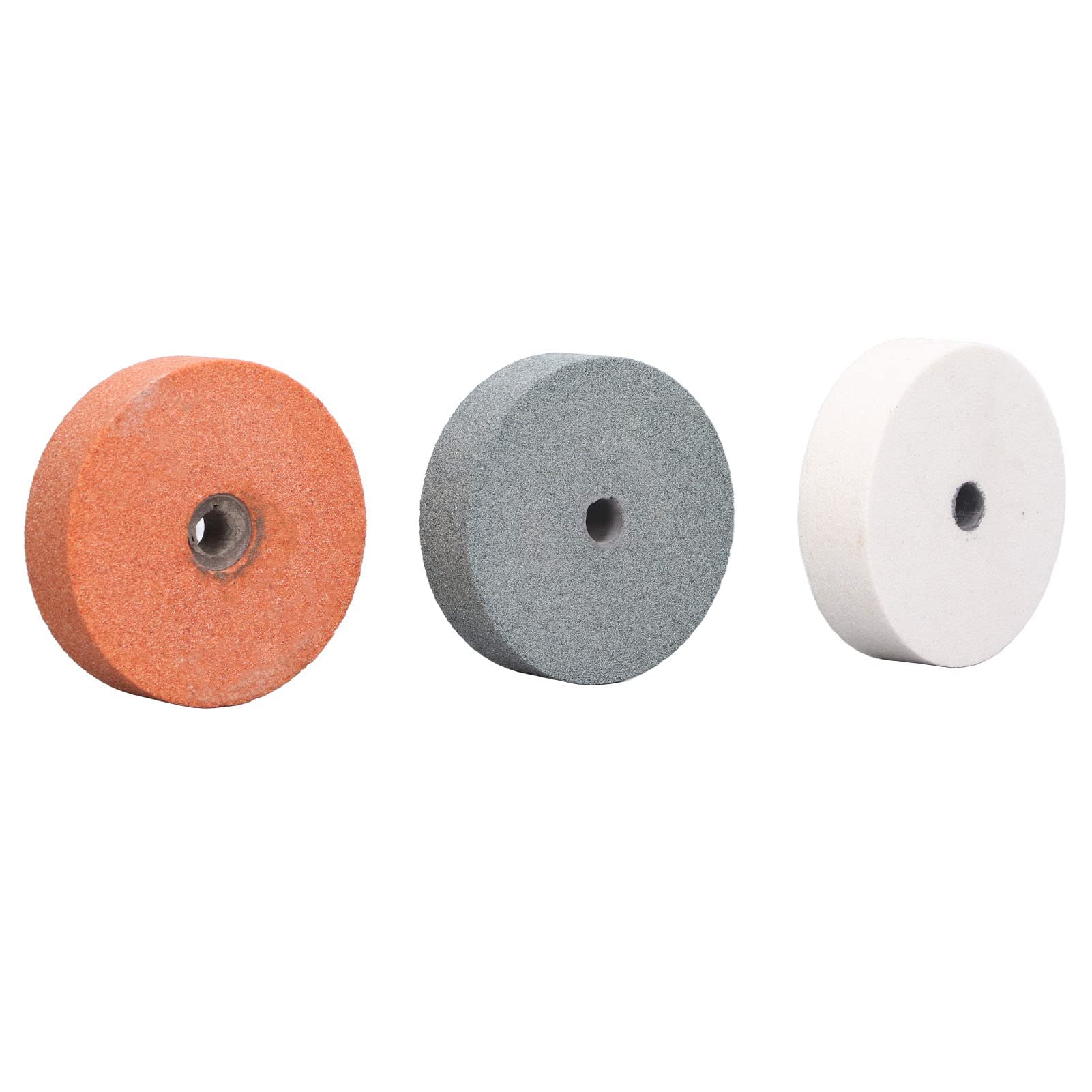 3PCS Mola in Carburo di Silicio Smerigliatrice Lucidatrice Ruota di Ricambio Affilatura Lucidatura Tool Set Kit 75 * 10 * 20mm per la Lucidatura di Metallo Ceramica Marmo Lavorazione Del Legno