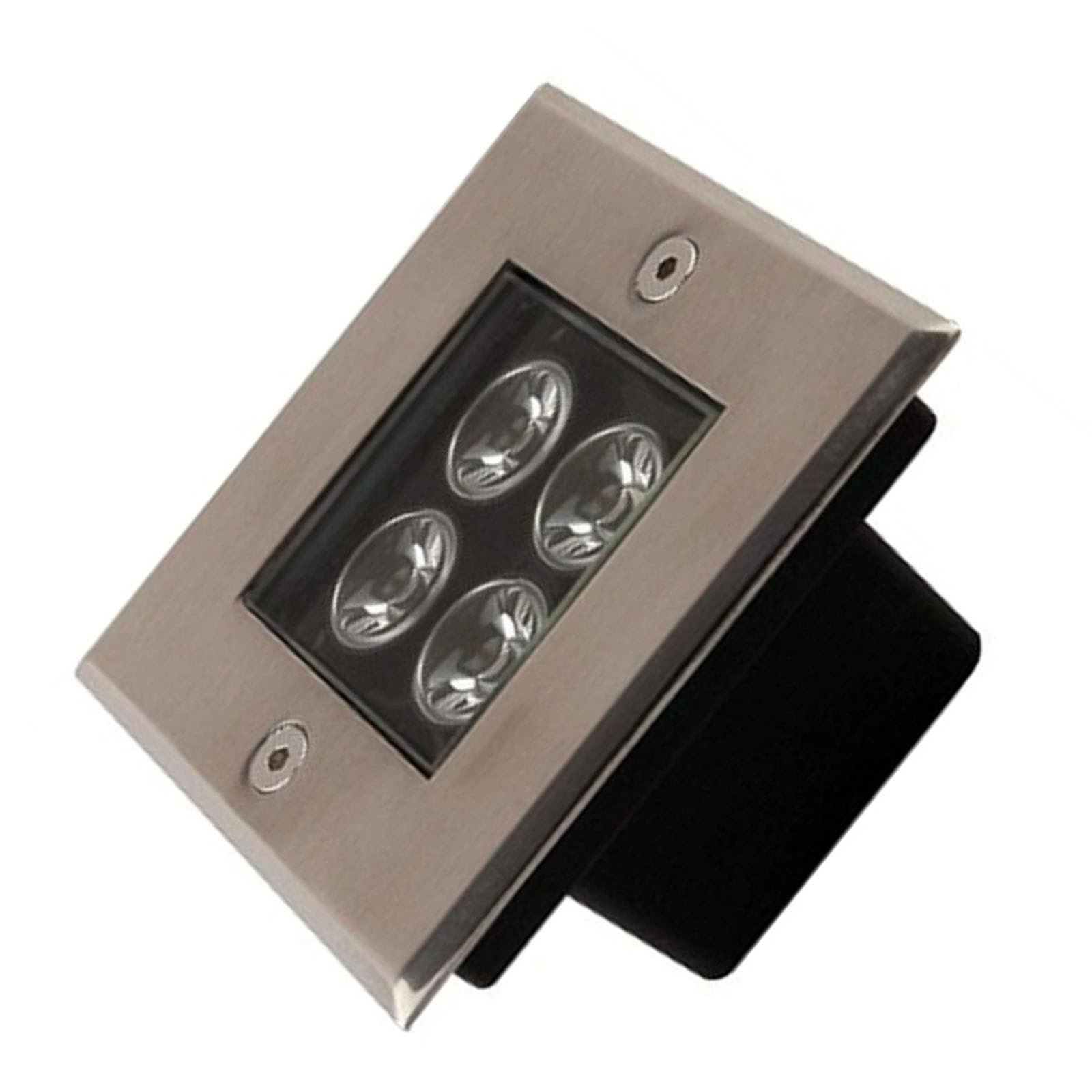 Foco empotrable para Exteriores, Foco LED para Exteriores, luz empotrada para Exteriores, IP66, Resistente al Agua, luz empotrada para Exteriores, Blanco cálido,Warm White-9W