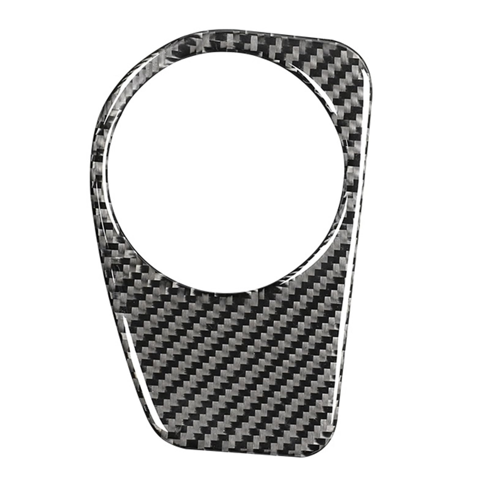 THXZINGLWG Compatible for Golf 7 Gti Mk7 2013-2019 Carbon Fiber Auto Headlight Switch Decoration Frame Cover Trim Sticker Car Accessories(Style B,Rhd)