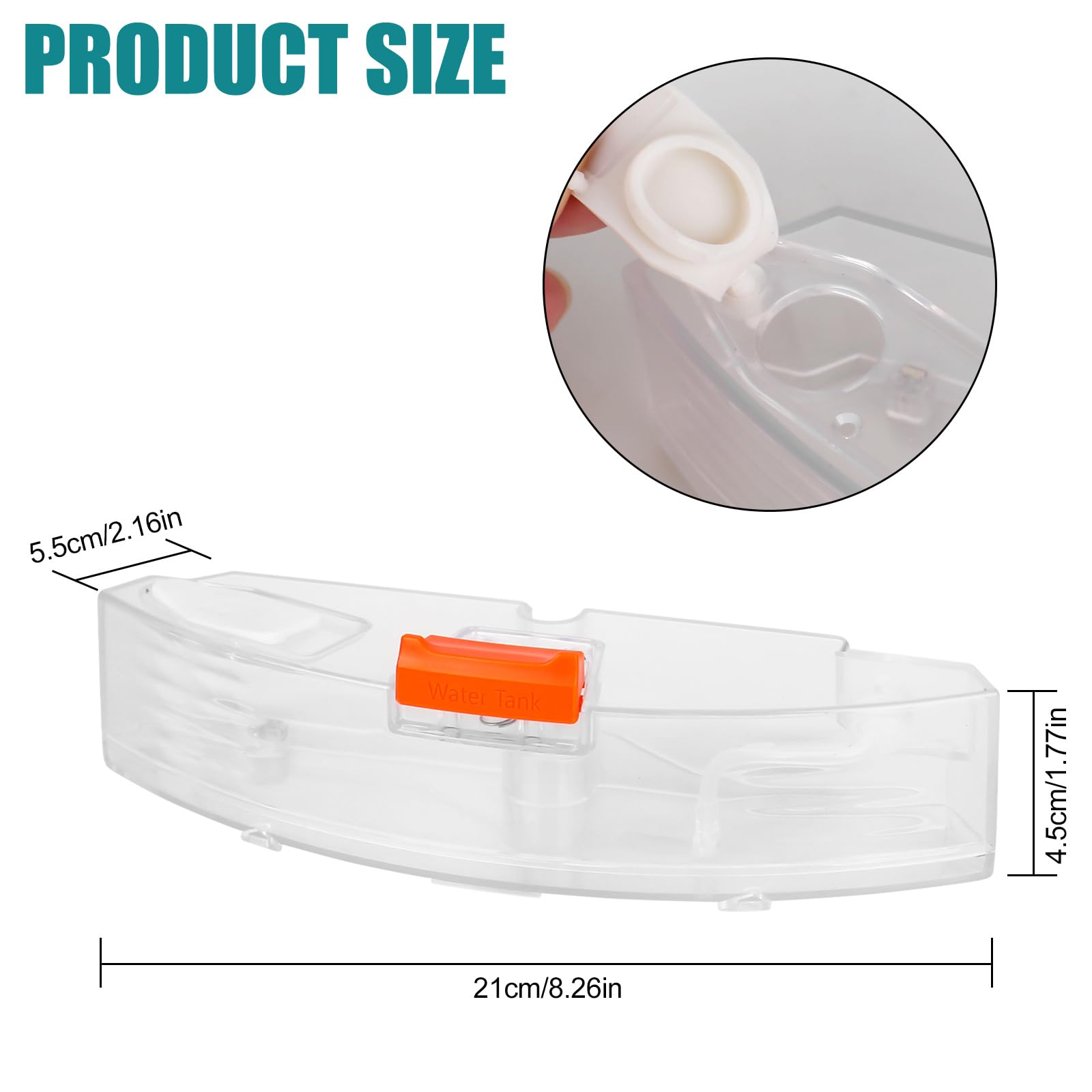 Réservoir D'eau Sale De Rechange Pour Roborock S7 MaxV Ultra / S7 Pro - Grande Capacité, étanche, Transparent, Facile à Remplir