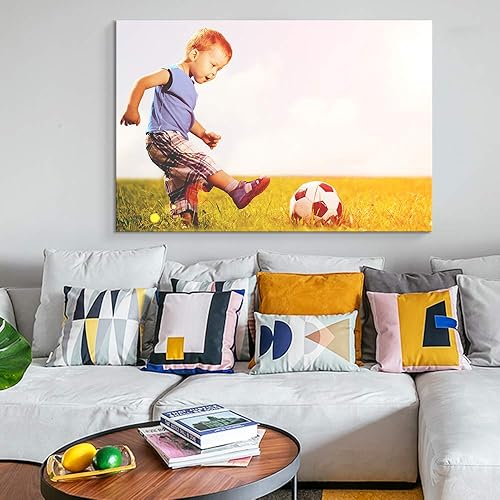 Miniatura 4 de NWT Impresiones de lienzo personalizadas con tus fotos para niños mayores, cuadros de lienzo personalizados para pared para imprimir enmarcadas de