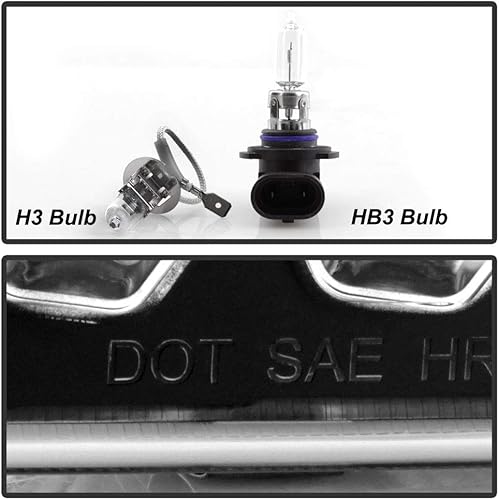 Miniatura 6 de ACANII - Para Ford F150 1997-2003 1997-2002 Expedition Black LED Dual Halo Ring Proyector Faros Faros Delanteros Izquierdo+Derecha