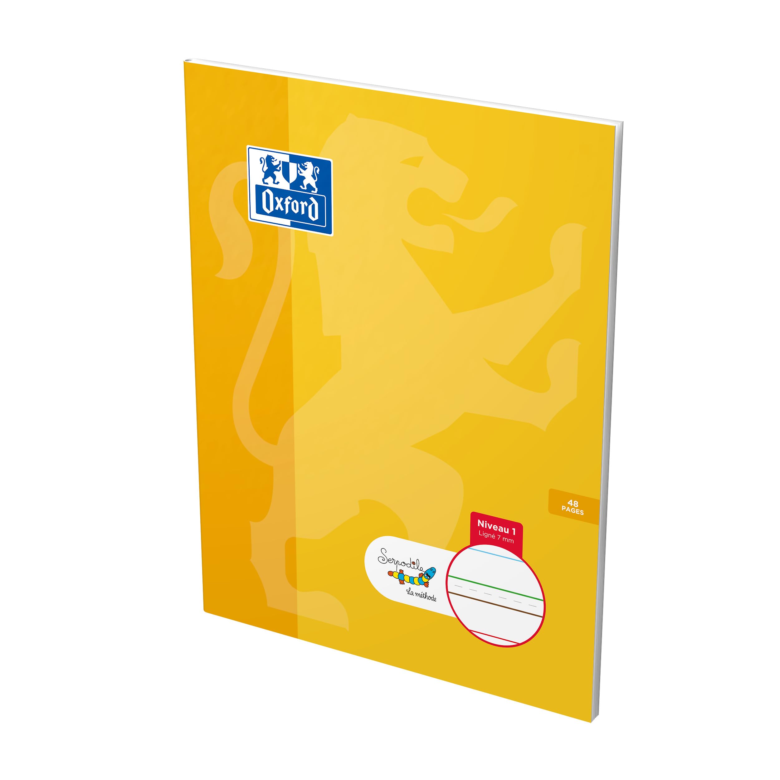 Cahier Serpodile Avec Lignes De Couleurs - Interligne 5mm, 17x22cm, Pour Enfants DYS