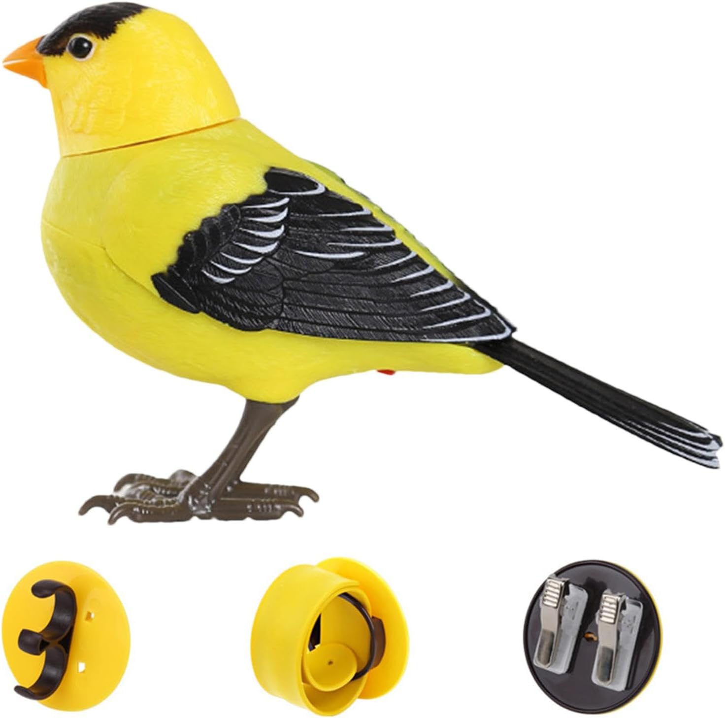 Electric Singing and Chirping Bird Toy, Cute Interactive