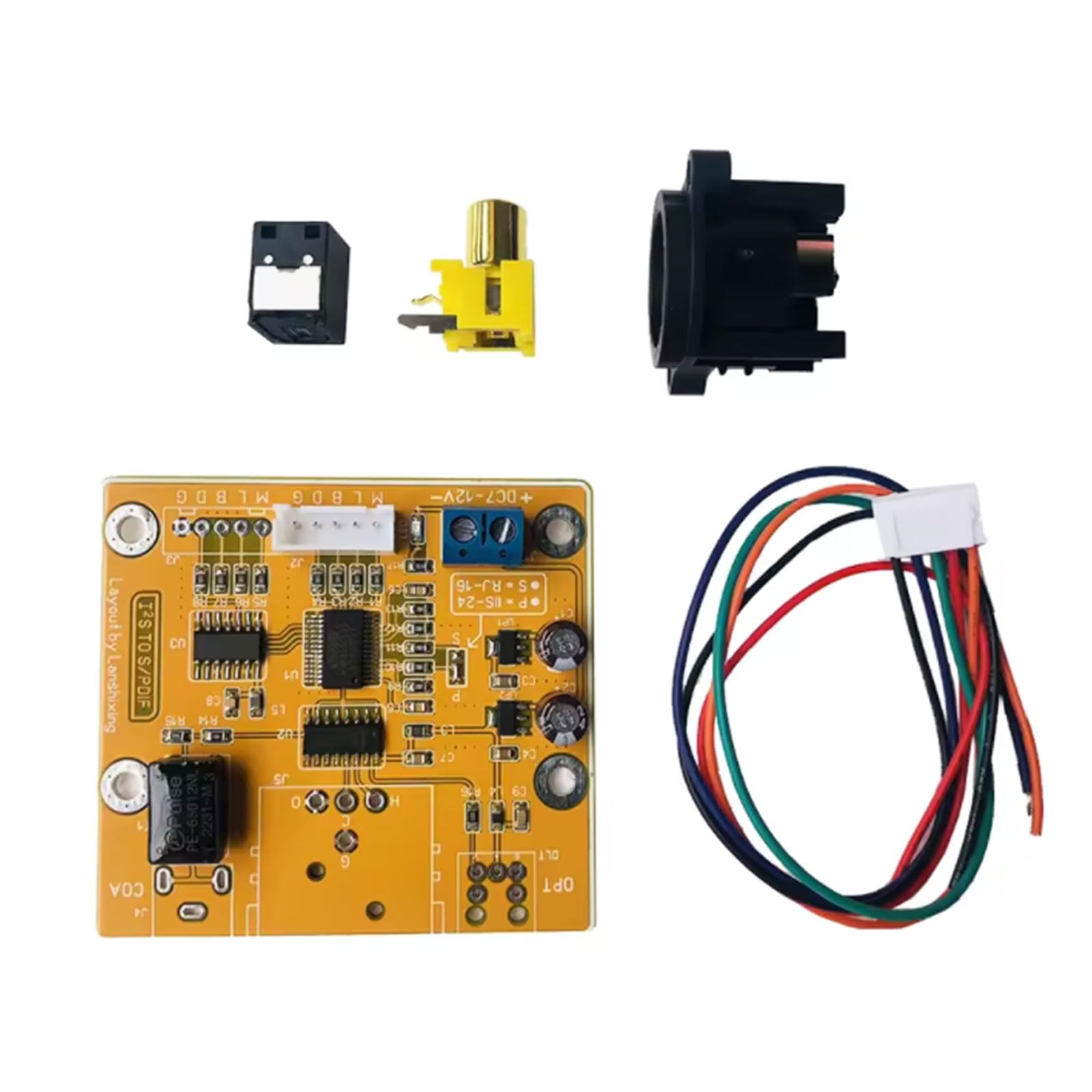 GY 770 Interfacce audio digitali di formato multiplo con fibre ottiche coassiali e segnali bilanciati uscite a bordo impostazione PCB audio