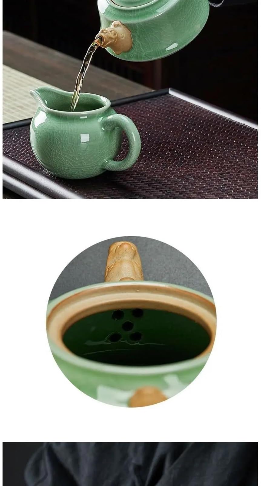 Zestaw do herbaty popołudniowej, zestaw do herbaty Kung Fu, chiński zestaw do herbaty, zestaw do herbaty popołudniowej, czajnik Yixing, dzbanek do kawy, czajniczek Gaiwan, samowar Ked, glazura do cz