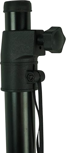 Miniatura 4 de Rockville RSPAT M20 - Subwoofer roscado a soporte de poste de altavoz, ajustable de 33.5"-55", acero resistente, capacidad de 140 libras, diámetro