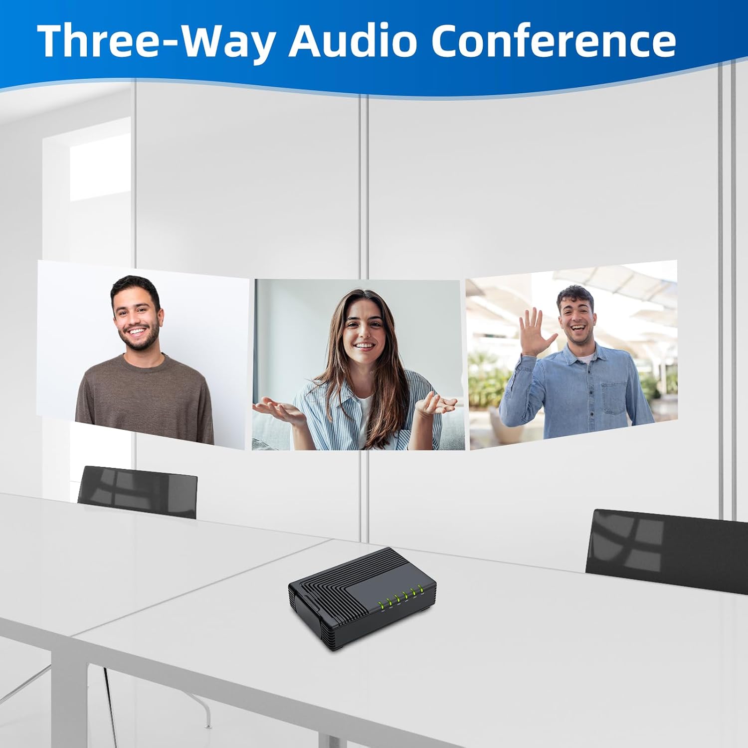 Three-Way Audio Conference