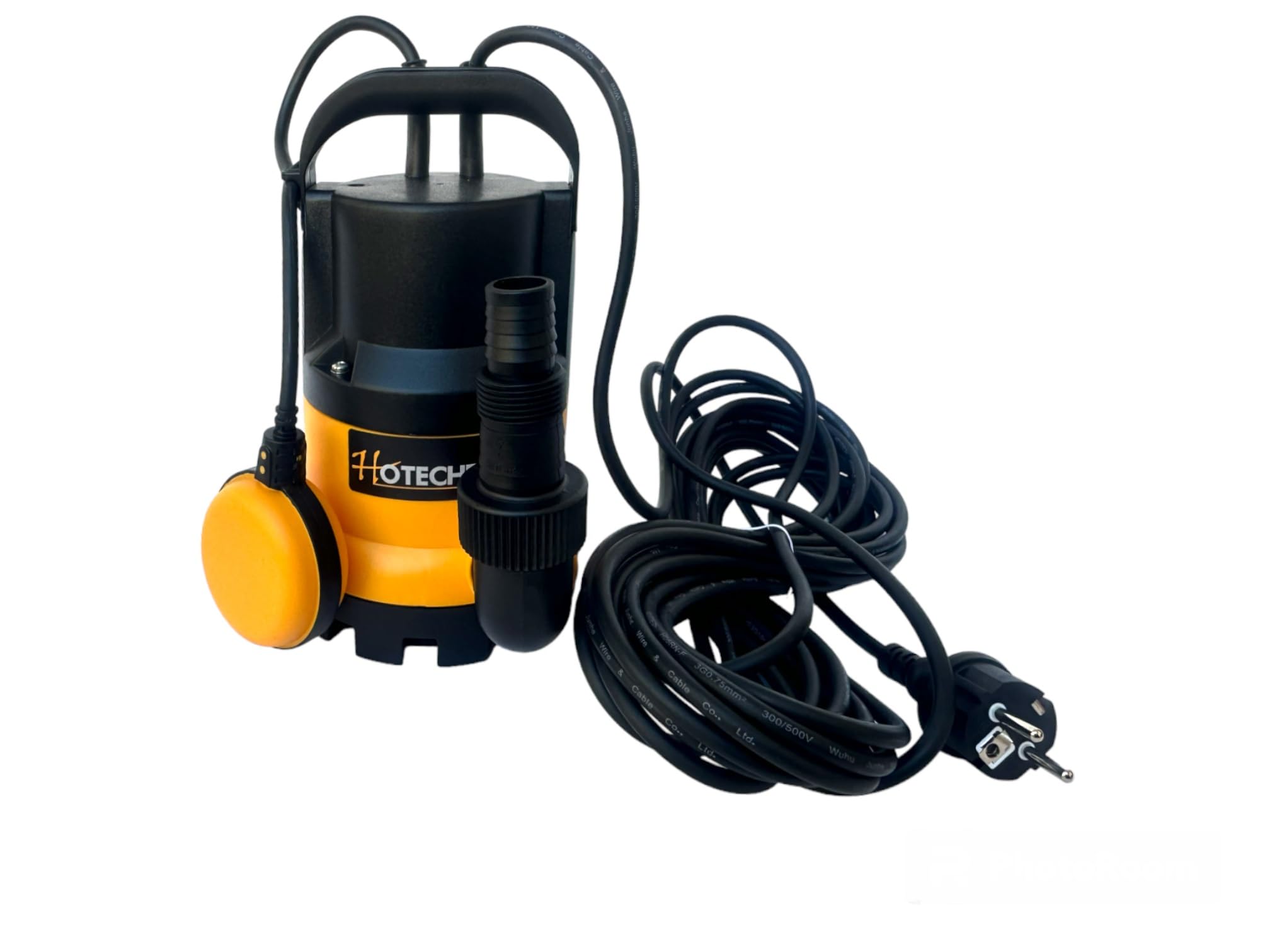 Pompa Sommersa Pompa Elettrica 400W Sommergibile con interruttore a Galleggiante e portata Massima 8000 L/H per Acque Chiare e Scure per piscina, vasca e irrigazione da giardino