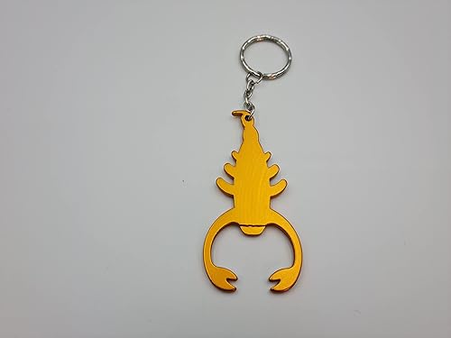 Miniatura 8 de SIMBA SHOP - Modelos de llavero de sombrero de vaquero langosta y abridor de botellas clavo de agudos y guitarra modelo de corazón para tu