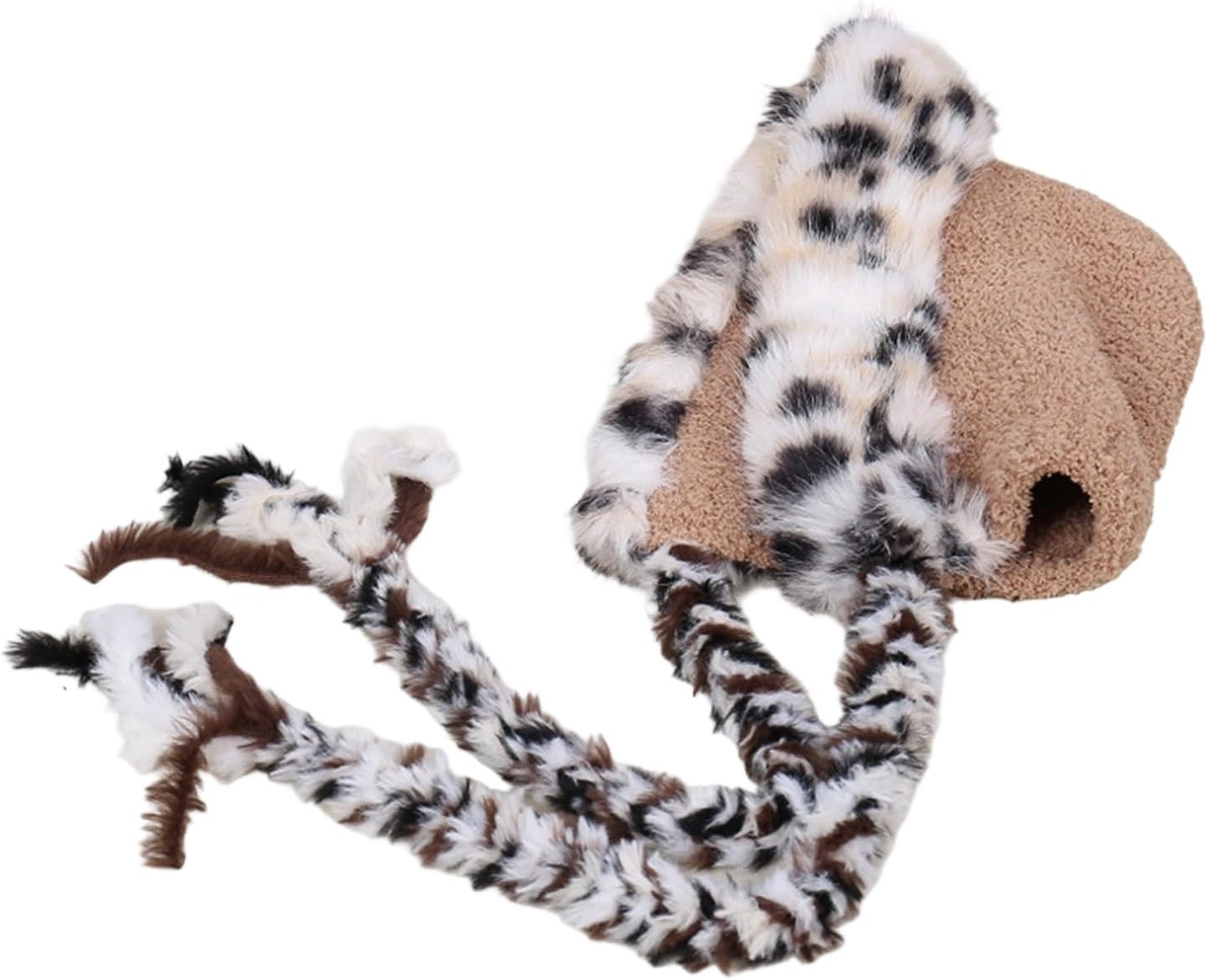 Lovely Cats Ear Flap Hat for Soft Plush Winter Hat with Thermals Lining Cold Weather Accessory for and Girls