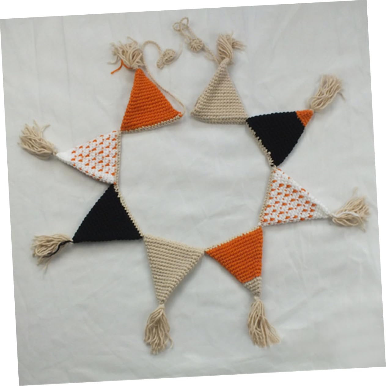 UPKOCH 2 Piezas Banderín Guirnalda Del Empavesado Guirnalda De Pancartas Decoración De La De Los Niños Empavesado De Crochet De Algodón Del Empavesado De Algodón