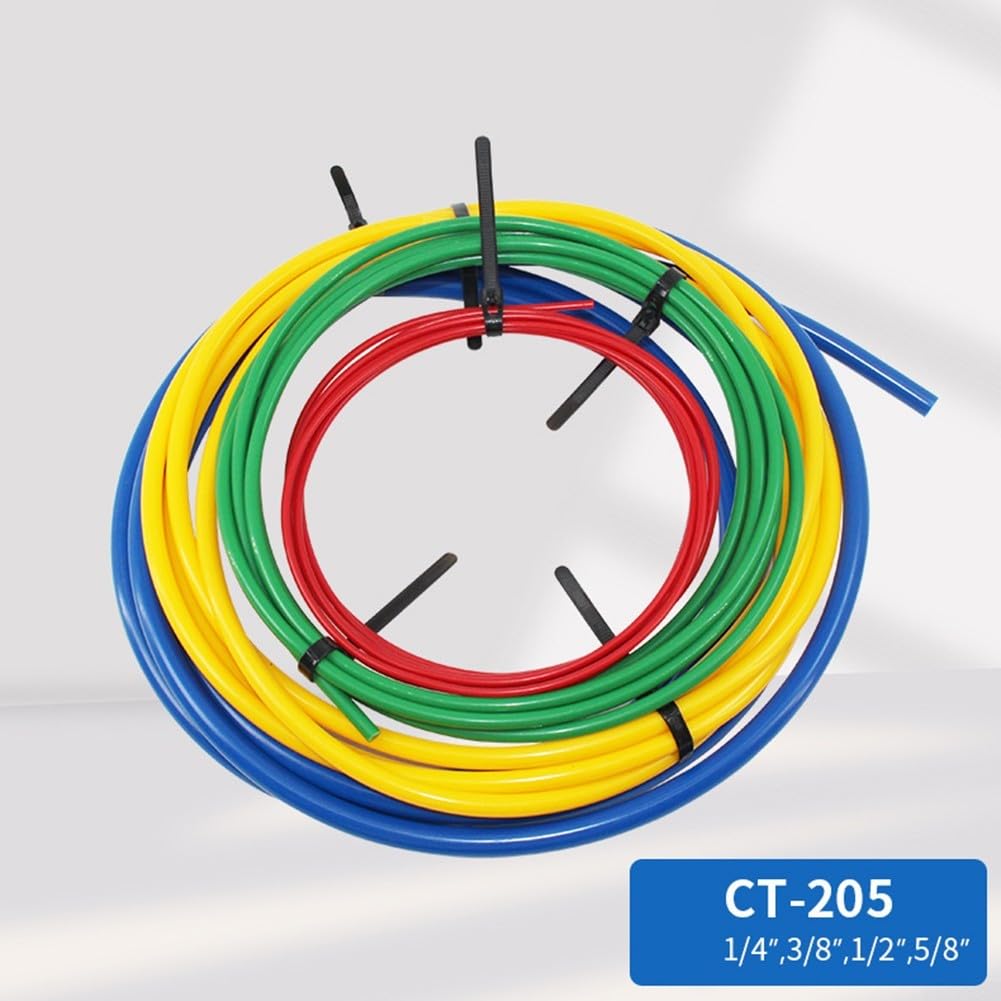 Besttoolifes Kit d'outils de cintrage de tuyaux en cuivre pour climatisation avec bandes en plastique PE, cintreuse de tubes en cuivre de 4 m pour climatisation avec bandes à code couleur, pour une