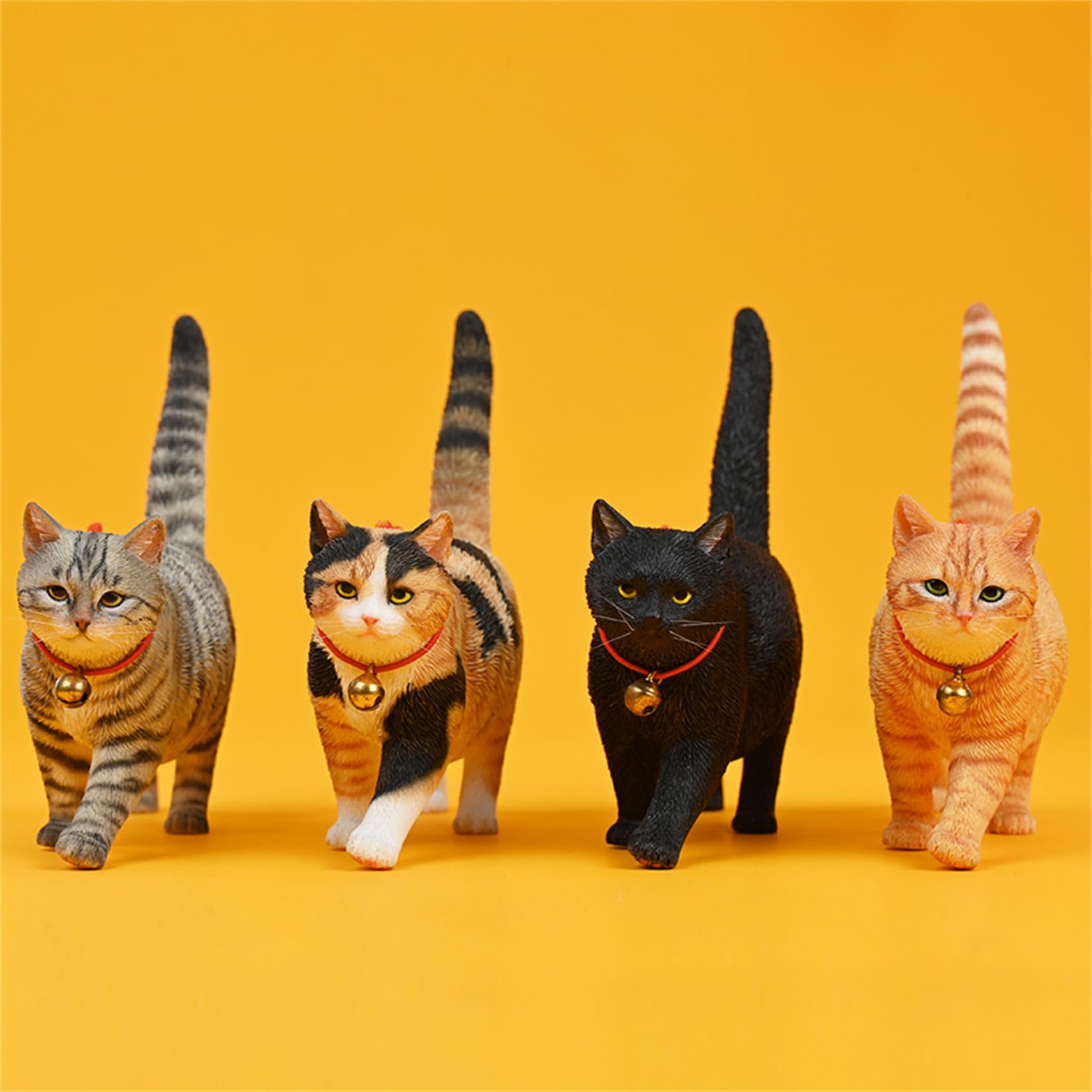 Amazon.co.jp: 1/6 サイズ 猫 4.0 茶トラ ミケ 黒猫 可愛い ネコ 動物