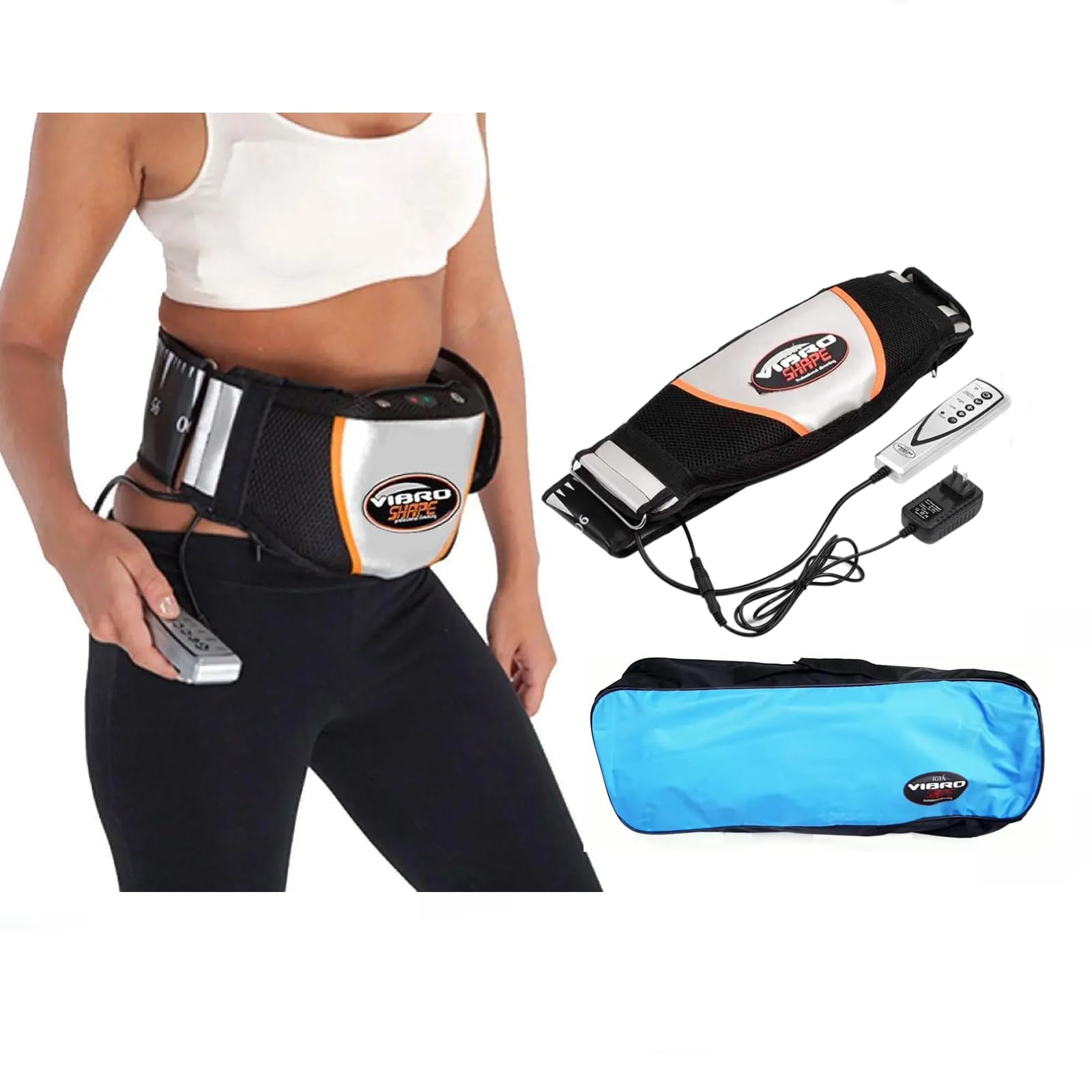 5-stufiger Schlankheits- und Massagegürtel – 120 cm verstellbarer Bauchmuskeltrainer mit Wärmefunktion, Bauchmuskeltrainer zur Fettverbrennung, Fitnessgerät für Zuhause und Büro für Damen und Herren
