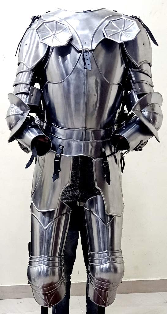 Medieval Knight Gothic Steel Wearable Half Suit of Armor by THORINSTRUMENTS Rustic Vintage Home Decor Gifts