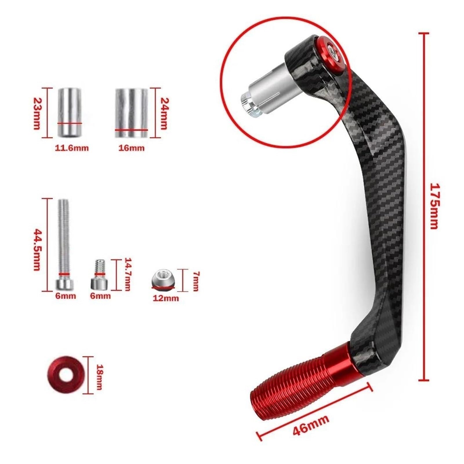 Puños De Manillar Motocicleta CNC 22 Mm, Palancas Embrague Freno, Protectores Manos, para Aprilia RSV 4 RSV4 R Fábrica 2009 2010-2016