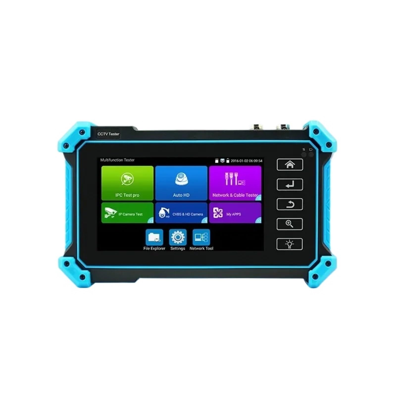 Tester CCTV, 5.4 "8K CCTV IPC Tester IPC5200 Narzędzie Do Testowania Kamery 8MP AHD CVI TVI VGA HDMI PTZ PoE UTP Kabla Sieciowego(IPC-5100C Plus)