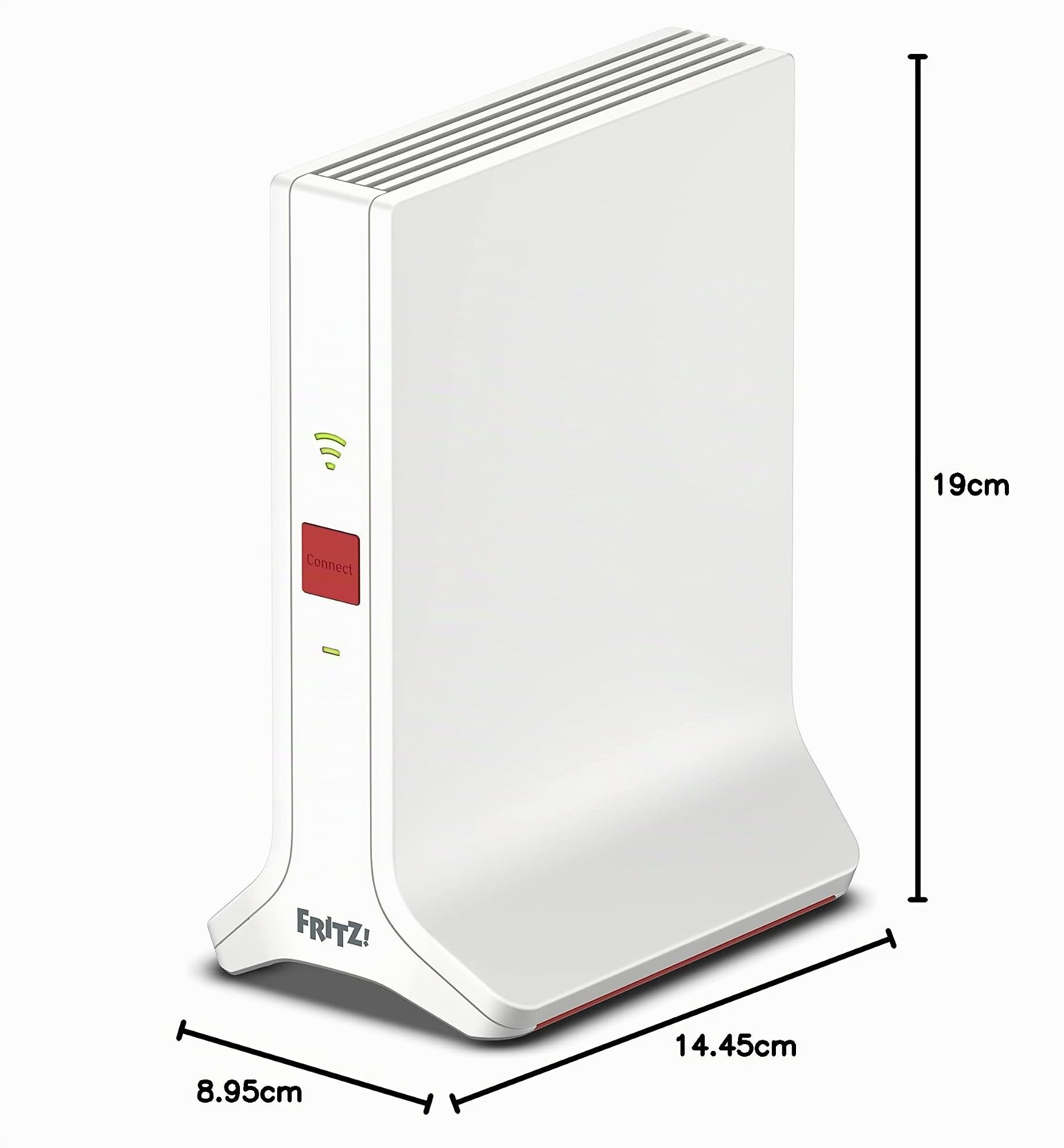 FRITZ!Repeater 3000 AX | Répéteur Wi-Fi 6 avec 3 unités radio et jusqu'à 4.200 Mbits/s en tout | 2 bandes 5 GHz (jusqu'à 3.600 Mbit/s), bande 2,4 GHz (jusqu'à 600 Mbit/s)| Version internationale | Wi-Fi tri-bande (2,4/5/5 GHz), haut débit pour streamer et