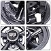 Universal Golf Cart Hubcaps 8 inch Set of 4 SS Chrome Wheel Covers for Golf Cart Club Car EZGO and Other Wheel Hubcaps