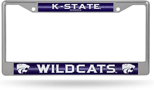 Miniatura 32 de Rico Industries NCAA 12 x 6 pulgadas, accesorio de automóvil cromado plateado brillante para automóvil/camión/SUV