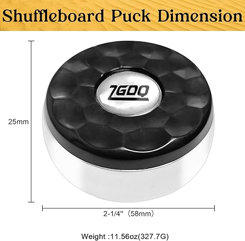Miniatura 10 de Juego de discos de tejo con cera de arena de tejo, juego de mini discos de tejo con 2 latas de polvo de cera de tejo y mini cepillo adecuado