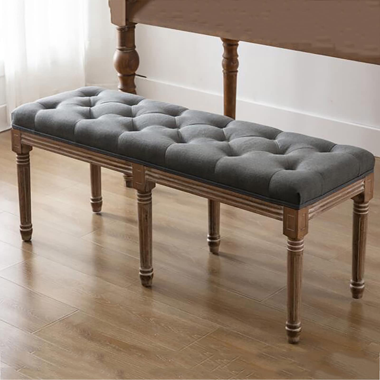Banc de salle à manger design vintage français finitions soignées
