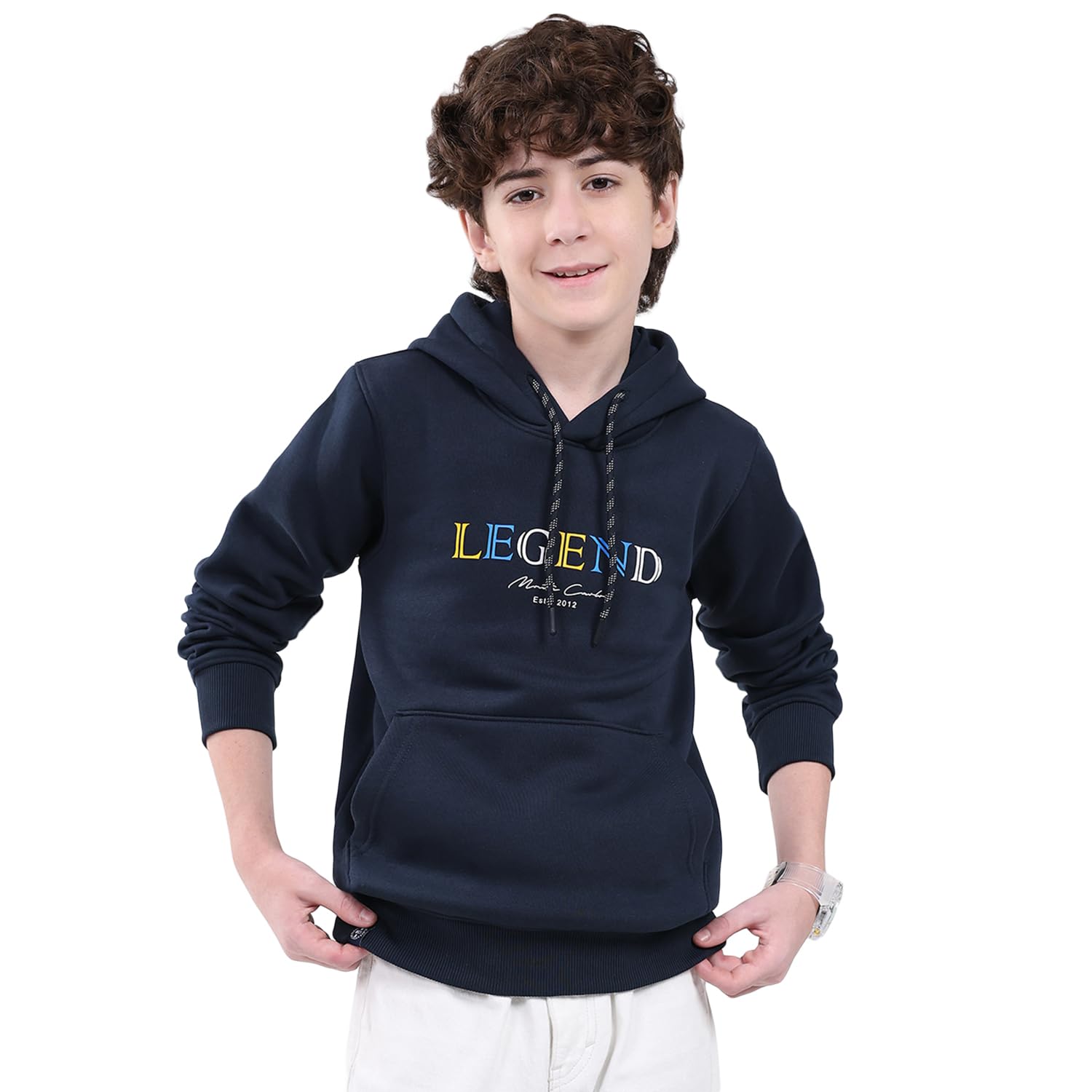 Monte Carlo Boys’ Regular Fit Sweatshirt | Printed Design | Hooded Neck | Full Sleeves | Pull On Style | Cozy Stylish Warm Winter Casual Sweatshirt for Boys (Pack of 1)-picture-14