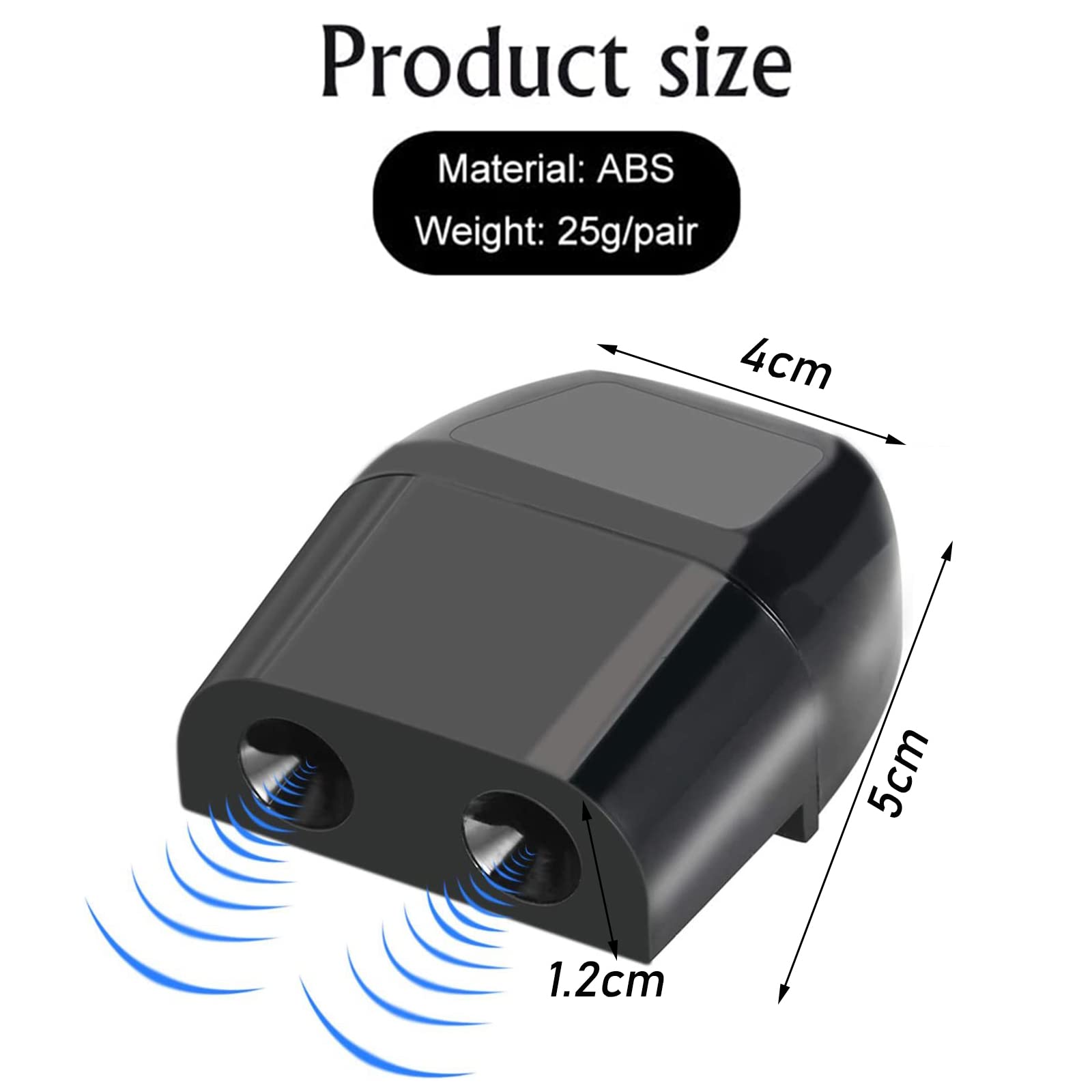 Fischietto Ultrasuoni Per Auto - Allontana Cervi E Animali | 4 Pezzi Con Adesivo - Foto 5