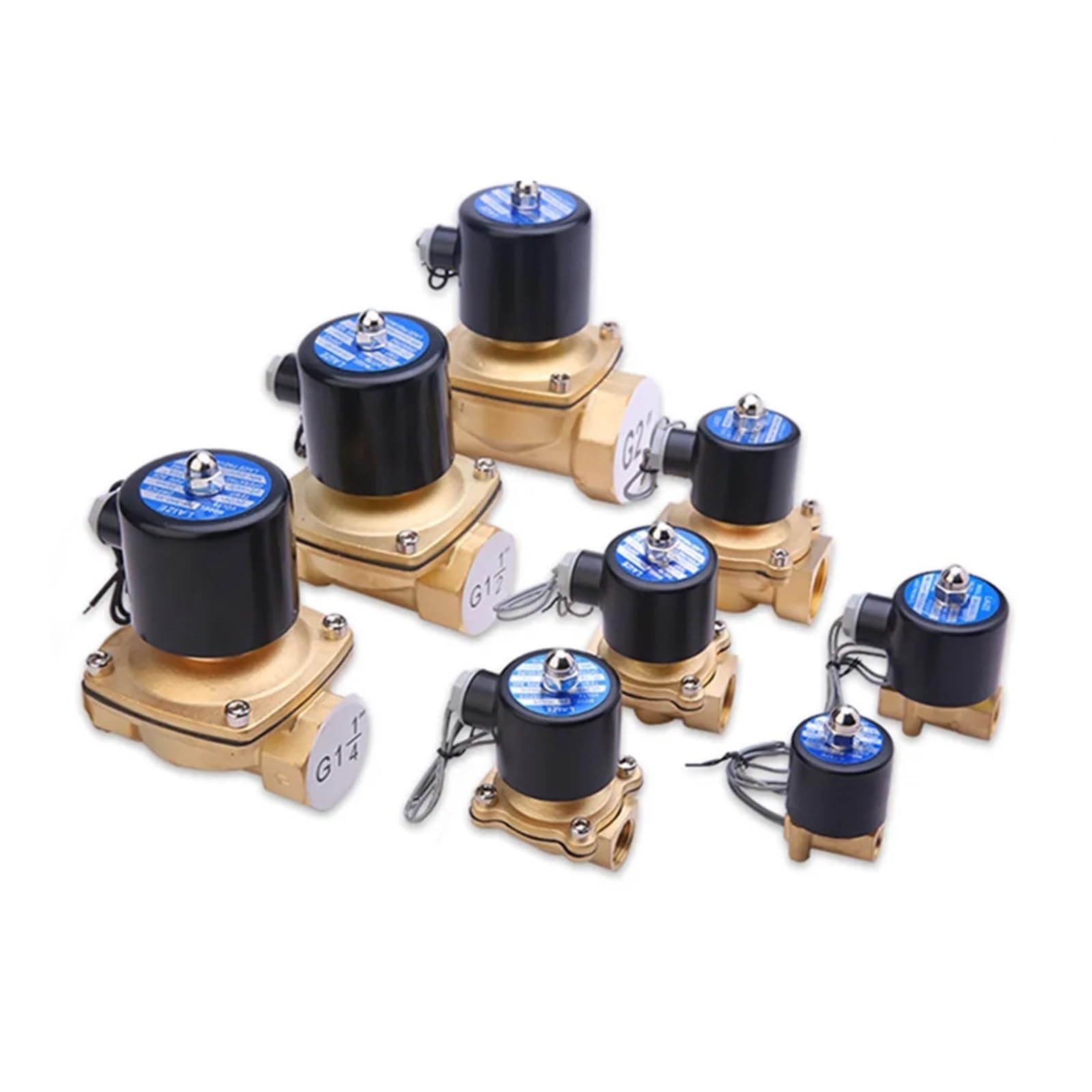 Aynrjkkx Dn35 Brass Electric Solenoid Valve Pneumatic For Water/Oil/Gas Dn6 Dn20 Dn8 220V Dc24v(,24V Dc)