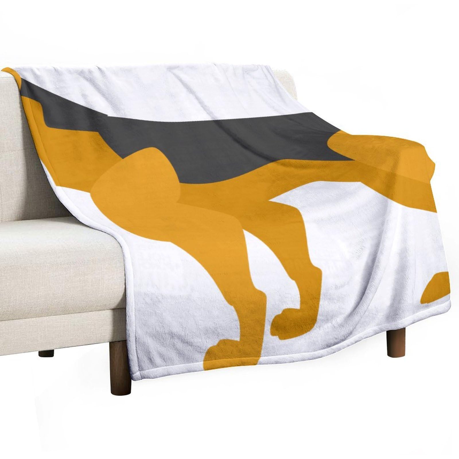 MHYRAC Flannel Blanket, German Shepherd Throw Blanket for Couch Sofa Bed Office, Soft And Comfortable Without Pilling