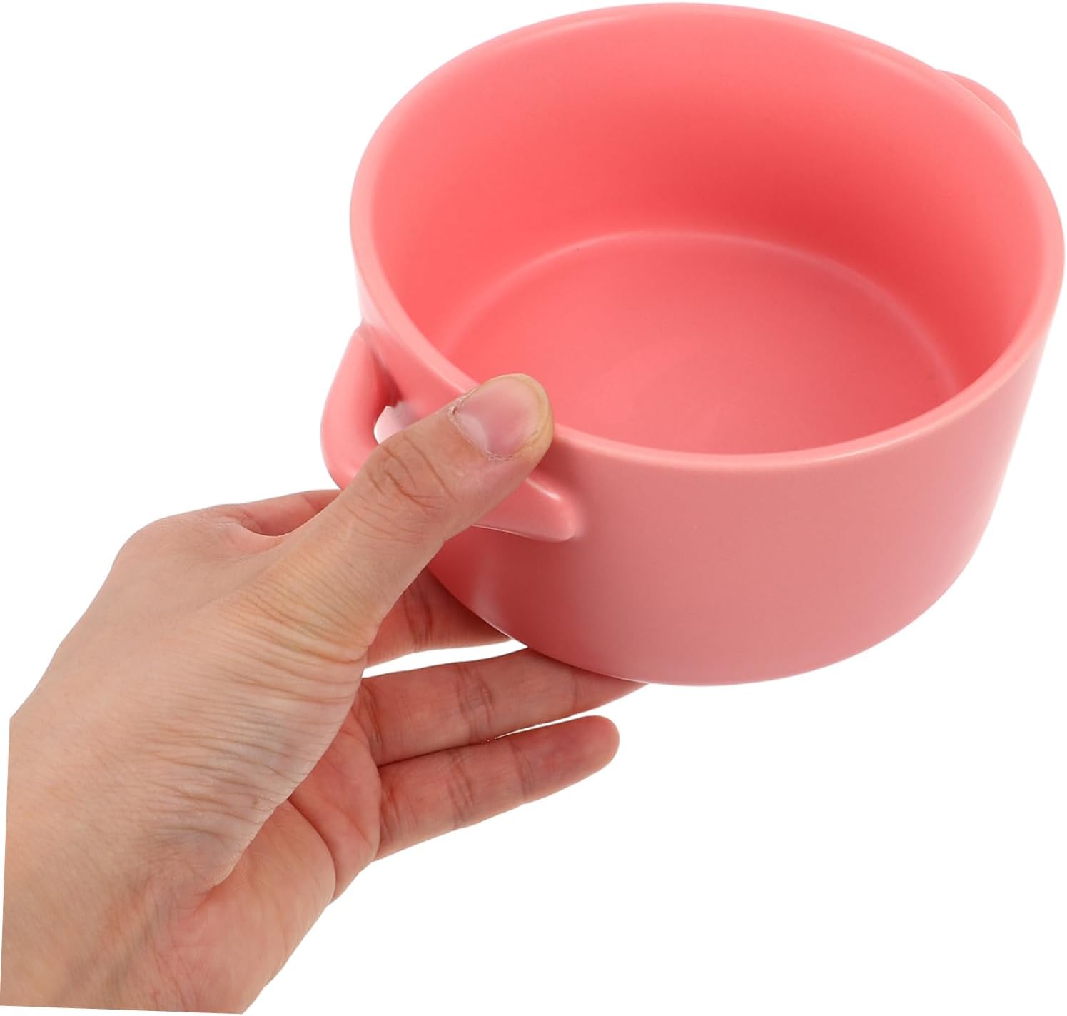 Alipis 2pcs Round Ceramic Baking Dish with Handles Bakeware for Lasagna Casseroles and Pies Oven Safe for Home and Restaurant Use