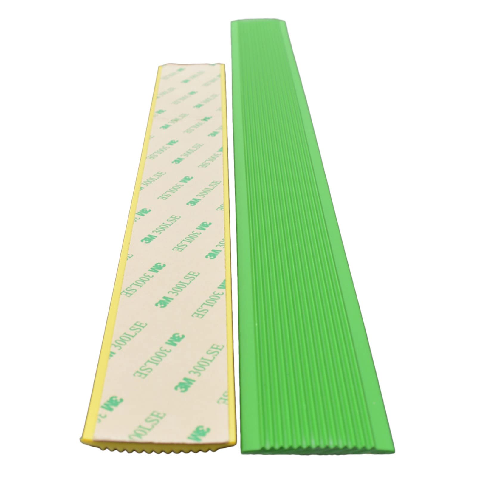 Perfil de transición Tiras antideslizantes para peldaños de escaleras, cinta autoadhesiva para escalones de 1,57 pulgadas de ancho, tira de transición para huecos de suelo de PVC, jardín de infancia,