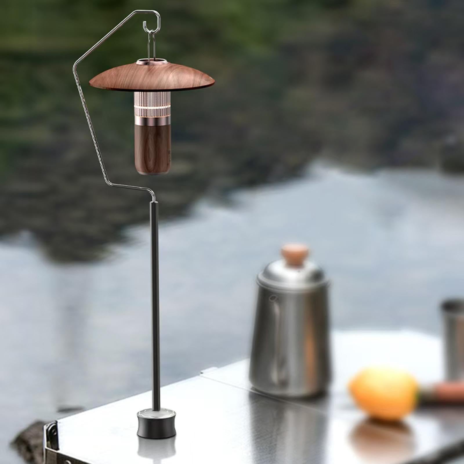 Yiju Camping Lantern Stand,Light Hanger Lamp Post Hiking Lamp Holder Stand Lamp Pole for Backpacking Hanging Light Traveling Trip