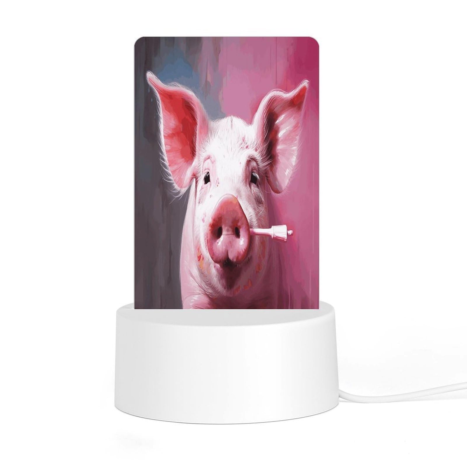 Adfgyerh Style Smiling (12) Night Light Acrylic Material Easy Installation, Home Decor Usb Interface Power Supply, Lamp For Restaurant Bar Cafe Room Decor