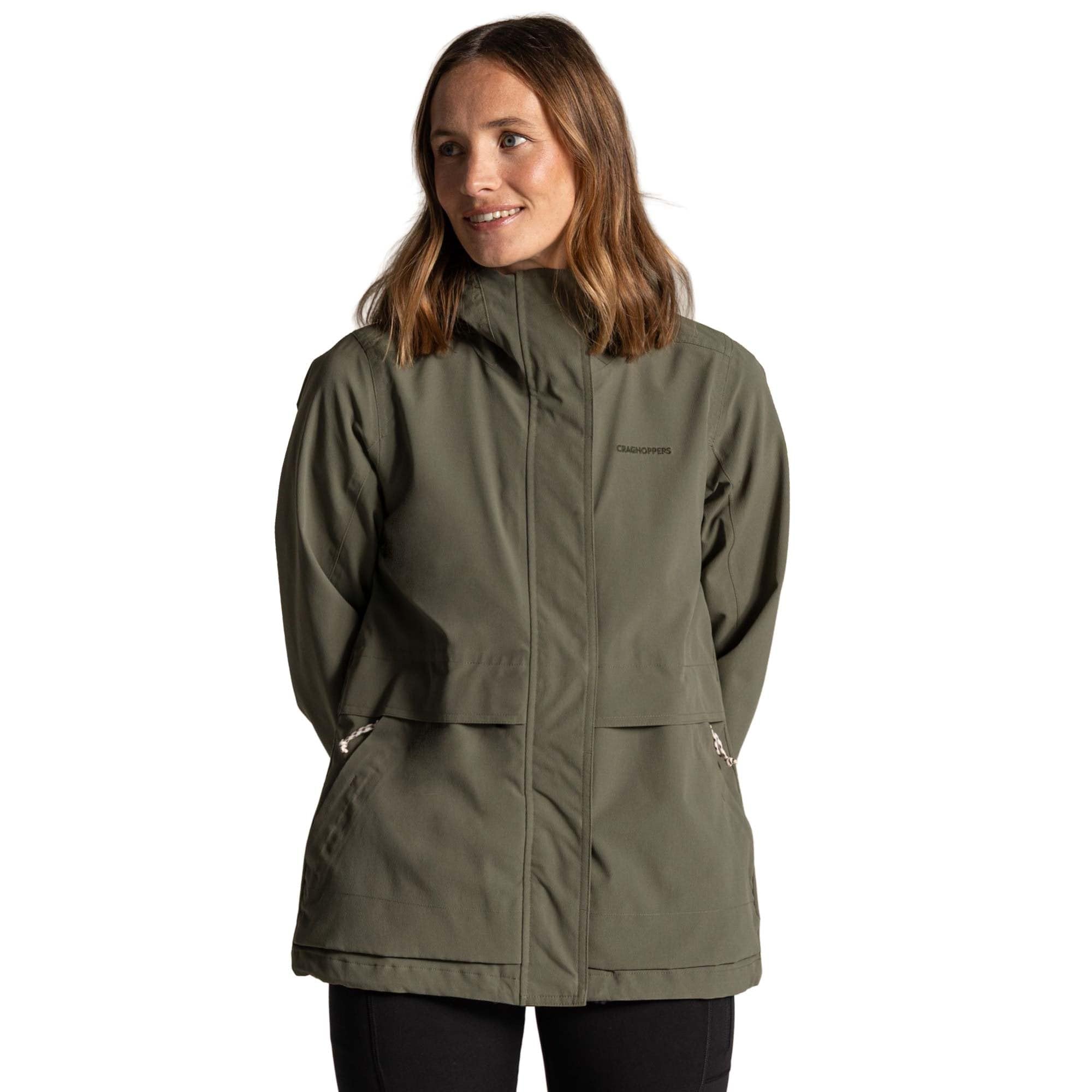 Craghoppers Womens Maryam Waterproof Jacket Wind Resistant Breathable Hiking Coat