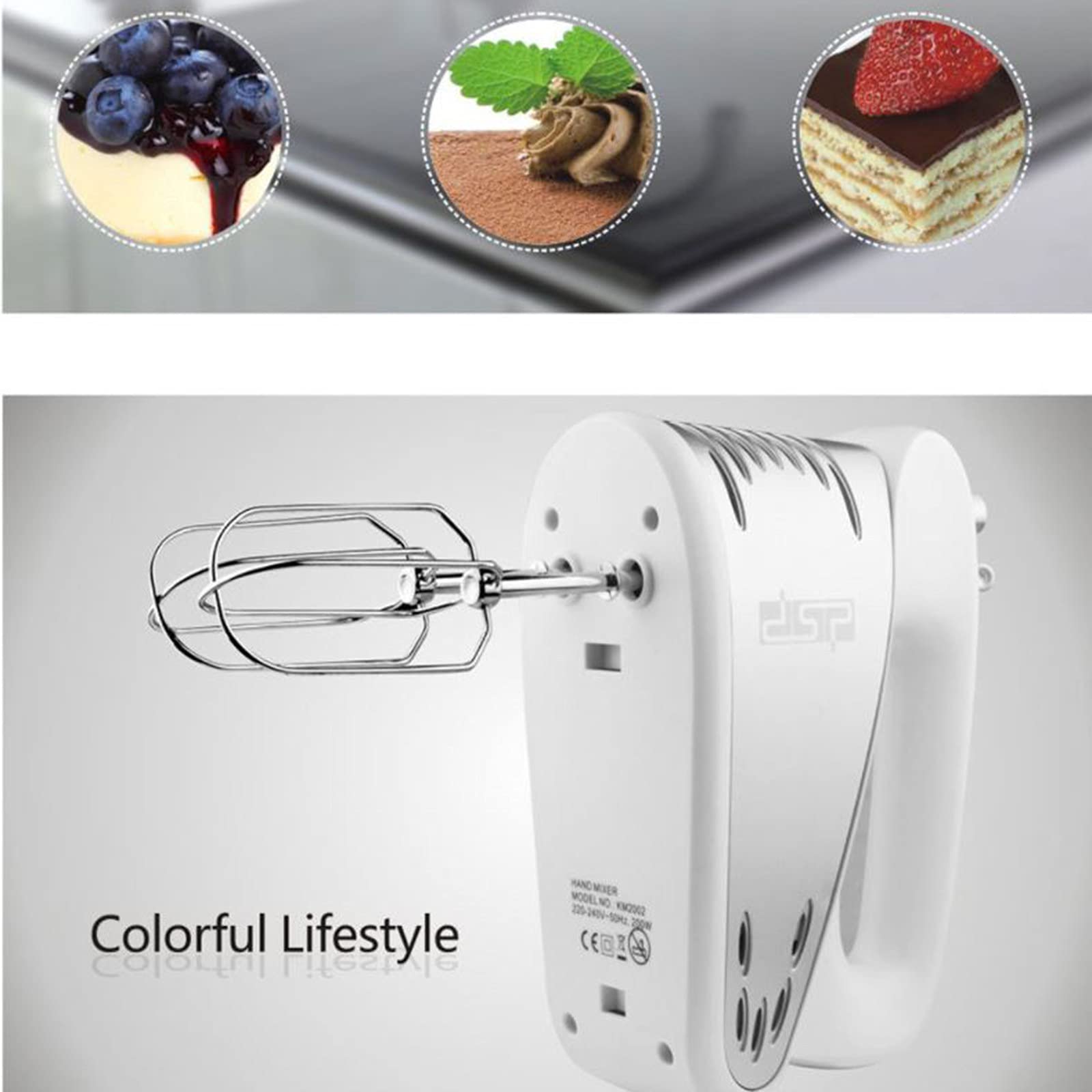 Draadloze handmixer, elektrische garde USB oplaadbare draagbare elektrische mixer, garde, voor latten, boter, gebak, ei, melk, koekjes (groen Draadloze handmixer, elektrische garde USB oplaadbare draagbare elektrische mixer, garde, voor latten, boter, gebak, ei, melk, koekjes (groen
