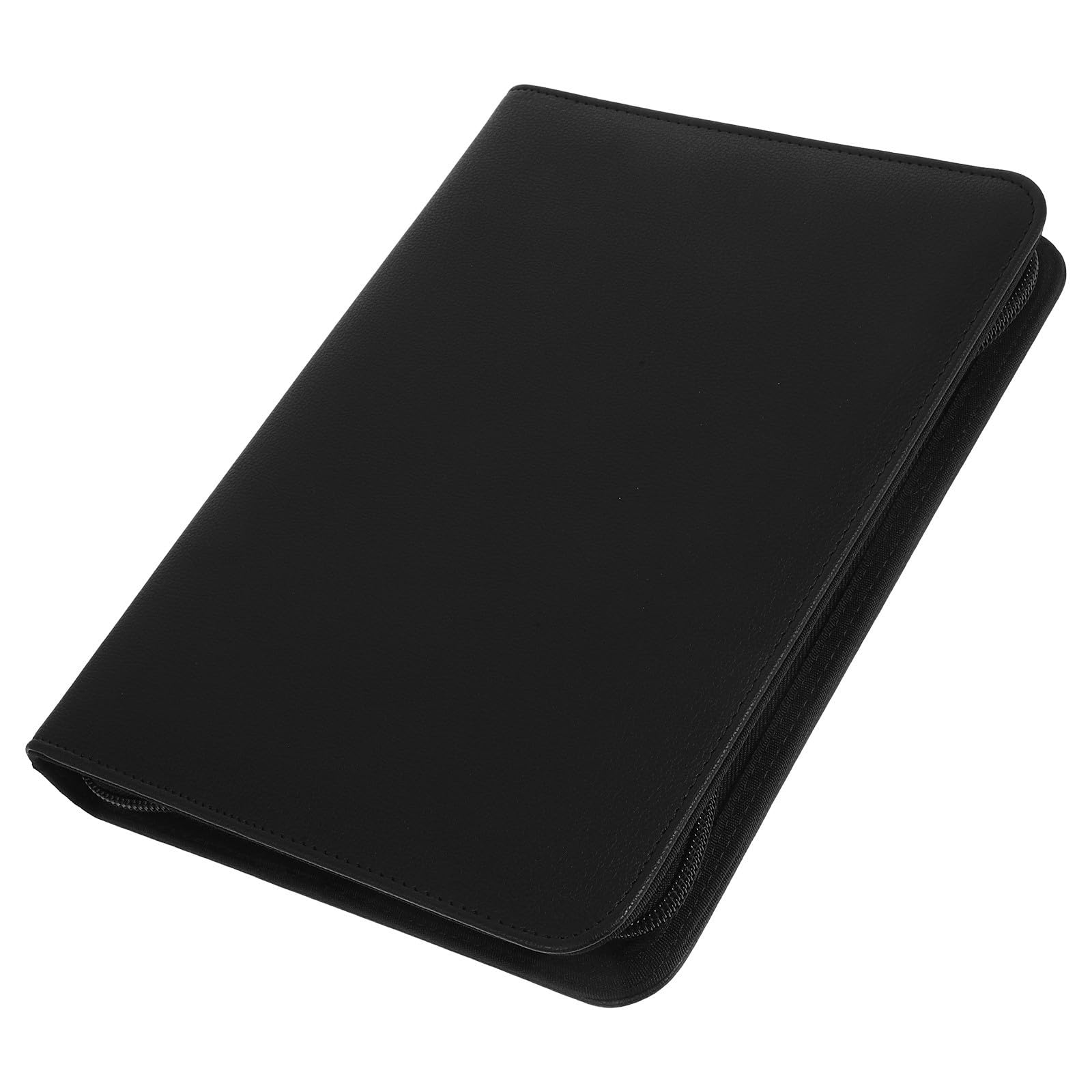 IMIKEYA Carpeta de Portafolios de Pu Cremallera, Organizador Profesional para Documentos y Chequera, Gran Capacidad y Diseño Elegante para Oficina