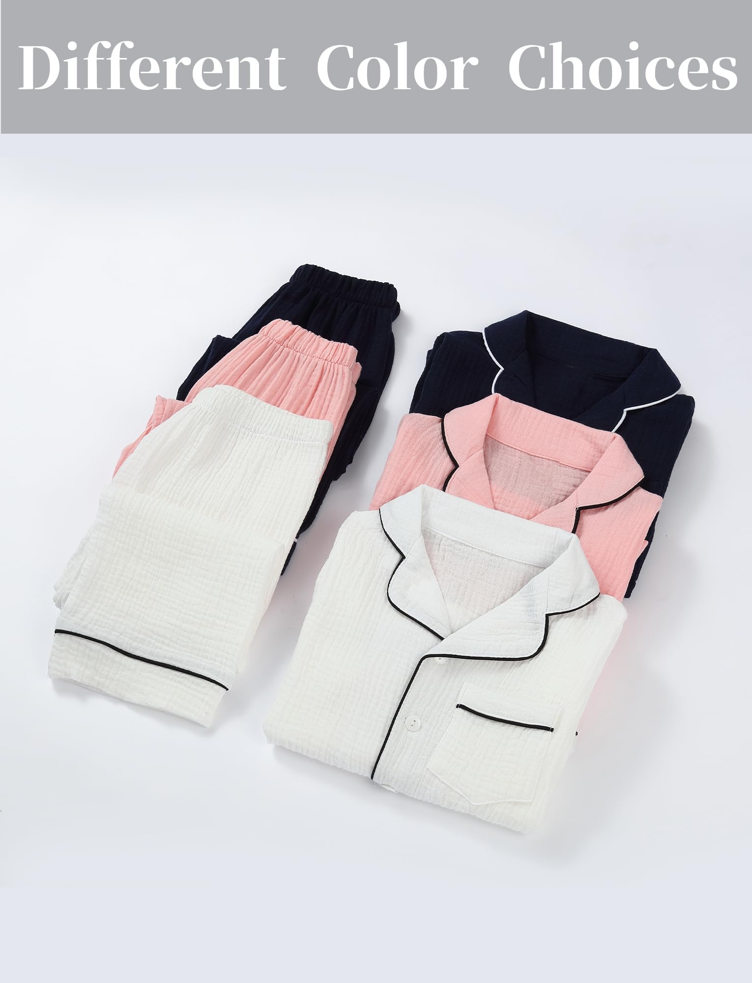 Happy Cherry Pigiama in cotone per ragazze, a maniche lunghe, con bottoni, 2 pezzi