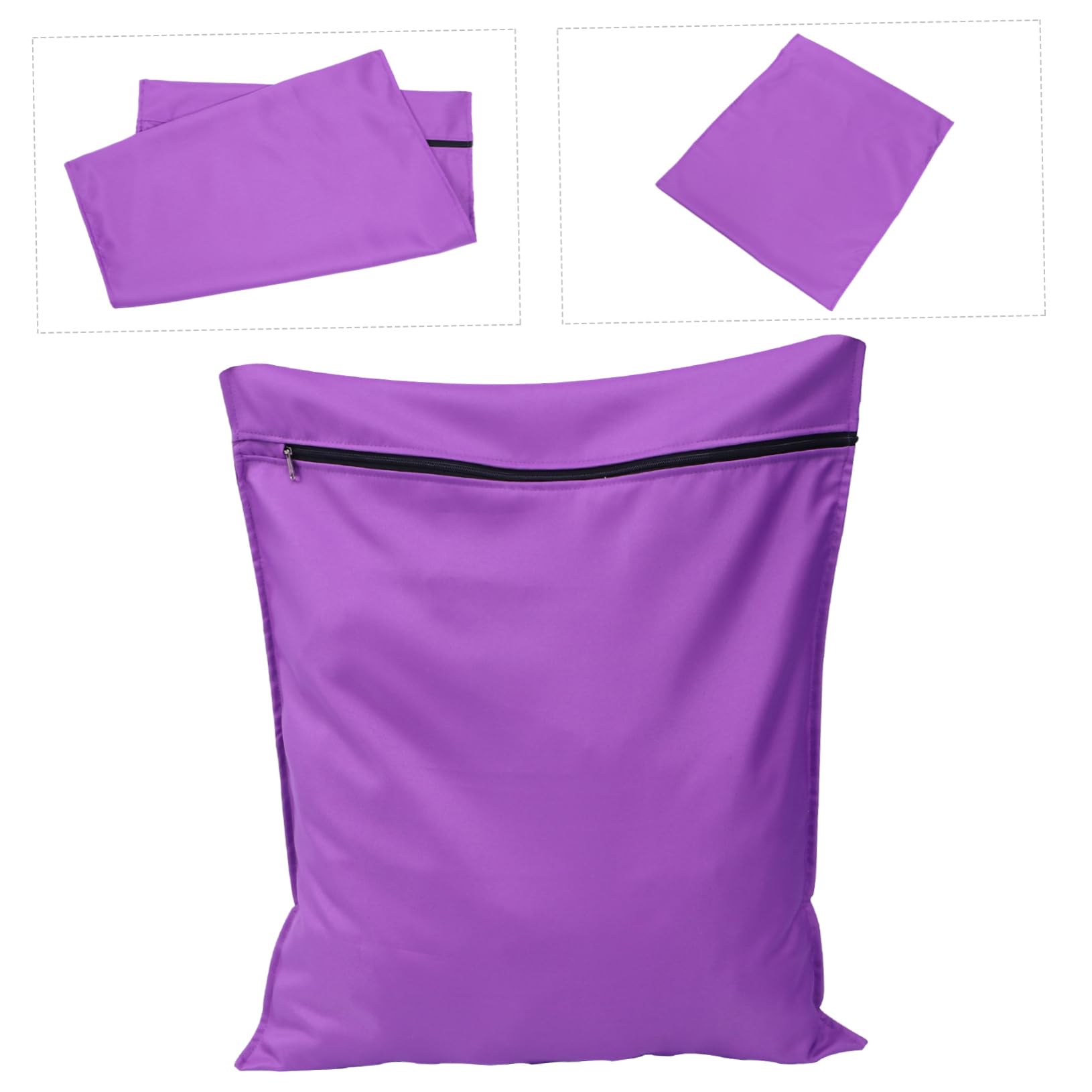 Cabilock 2st Wäschesack Für Haustiere Wäschebeutel Für Waschbeutel Für Haustiere Waschmaschinentasche Wäschekorb Aus Mesh Wäschekorbeinlage Polyester Violett Reisen Mit Reißverschluss Liner