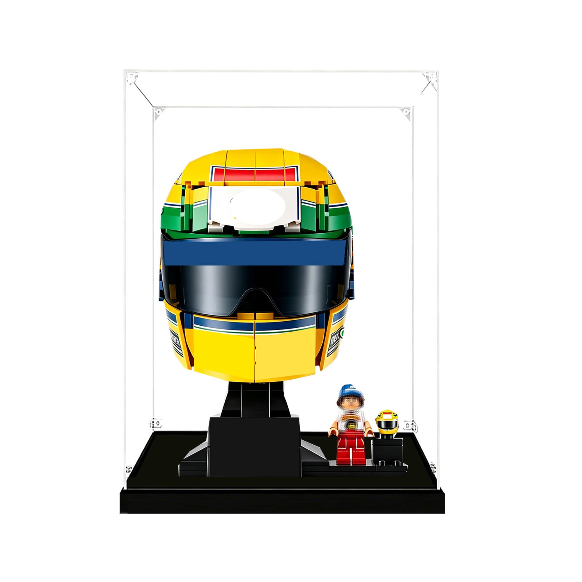 Vetrina compatibile con set casco Le-go 43024 (nero, 3 mm)