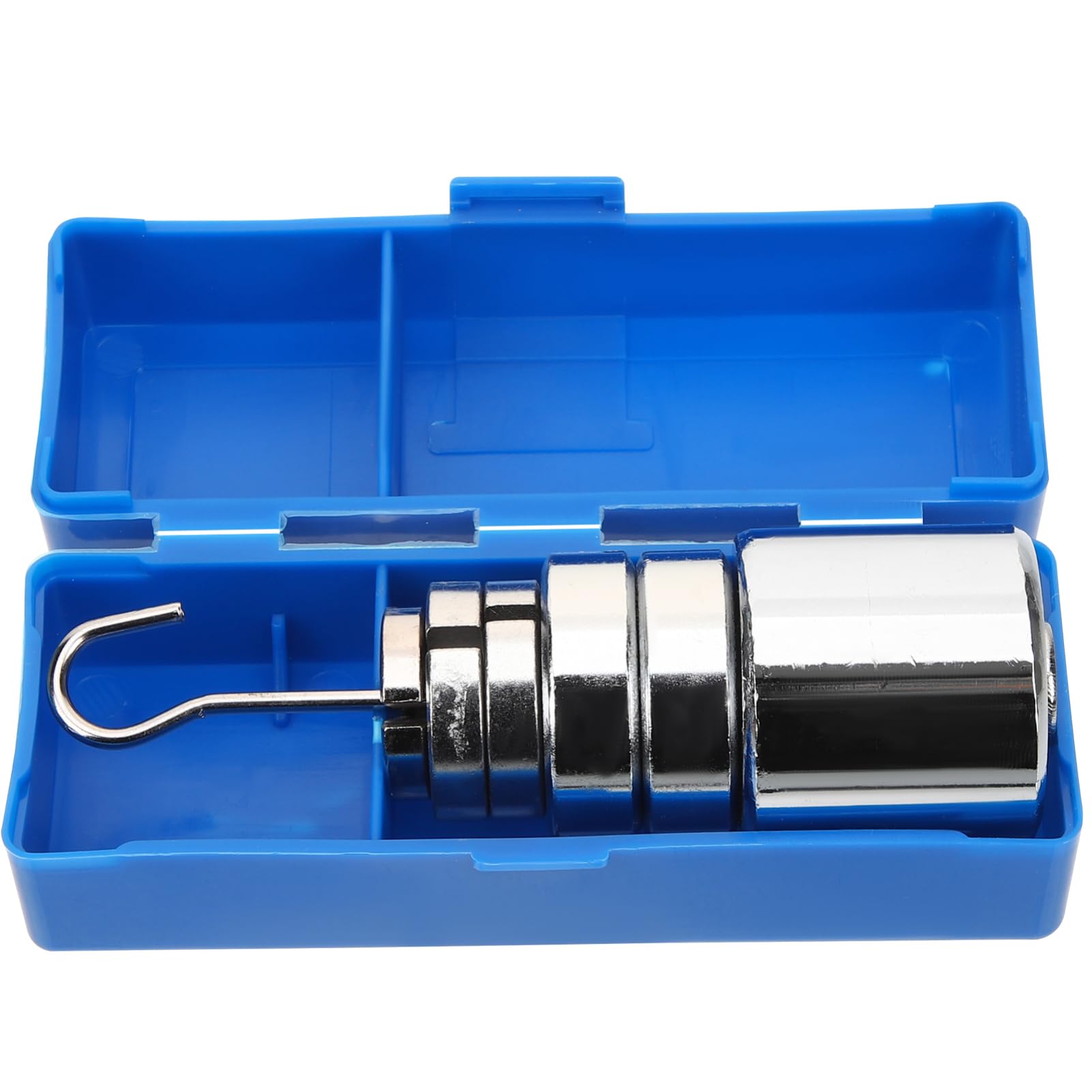 SOLUSTRE 1 Set Metal Slotted Mass Laboratory Slotted Mass Metal Slotted Weights for School