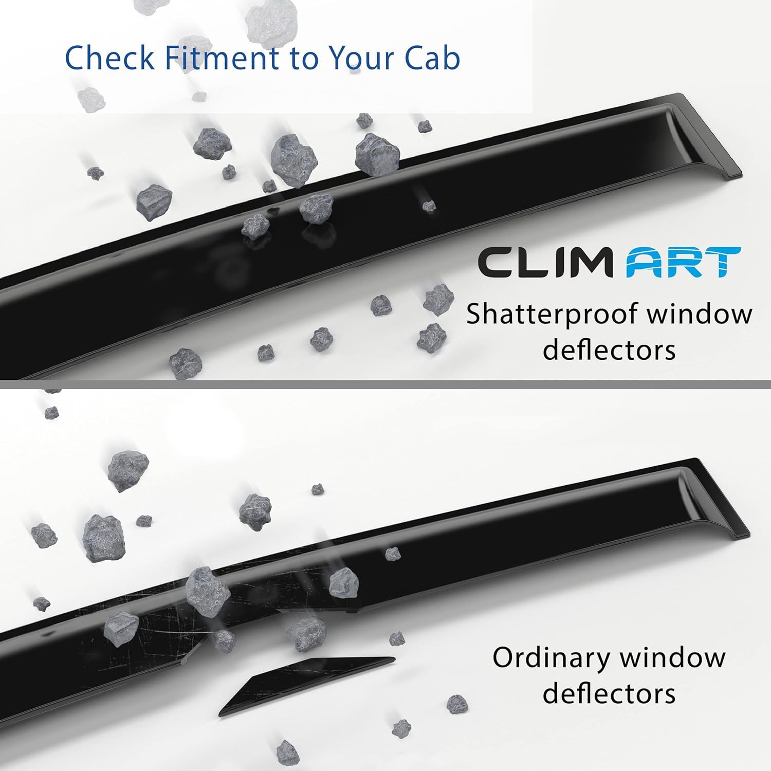 Cortavientos Ventana Coche para Ford S-MAX 2009-2014 Deflectores de Aire Deflectores de Viento Deflectores de Aire Antilluvia