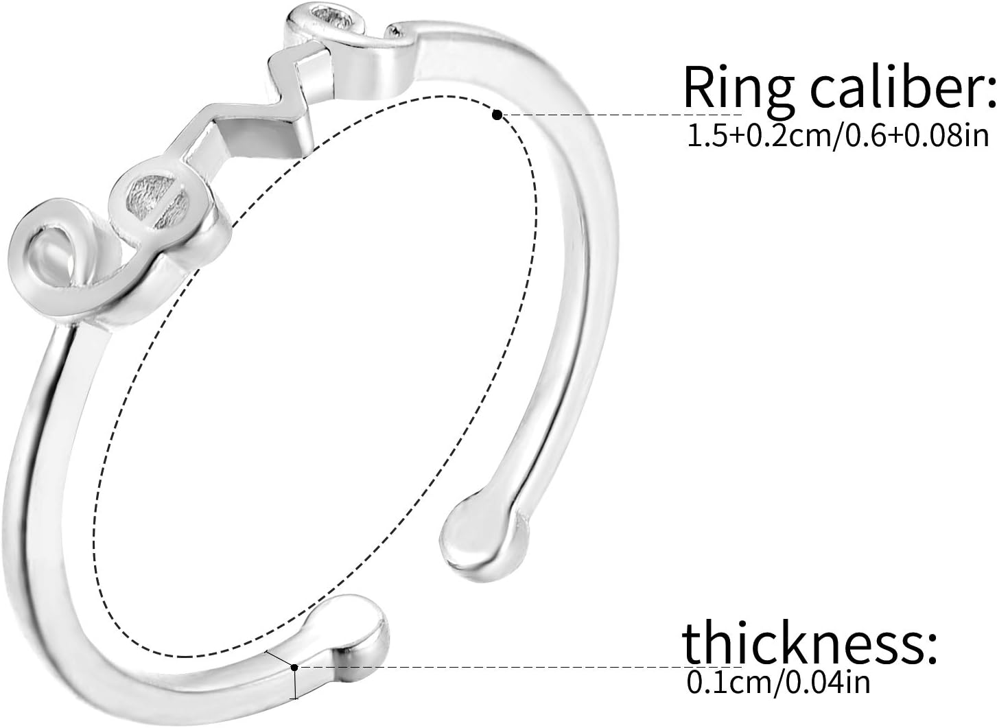 TAMHOO 20 Pcs Adjustable Rings Set for Women - Finger Rings Pack Stackable Rings for Teens- Cute Rings for Teen Girls -in Gold and Silver Tone