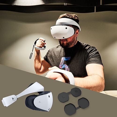 Miniatura 7 de TATAVR Lens Protector Cover Dust Proof for PS VR2 Lens, Silicone Anti-Dust Lens Protective Shell Cover Accessories Compatible with Playstation VR2